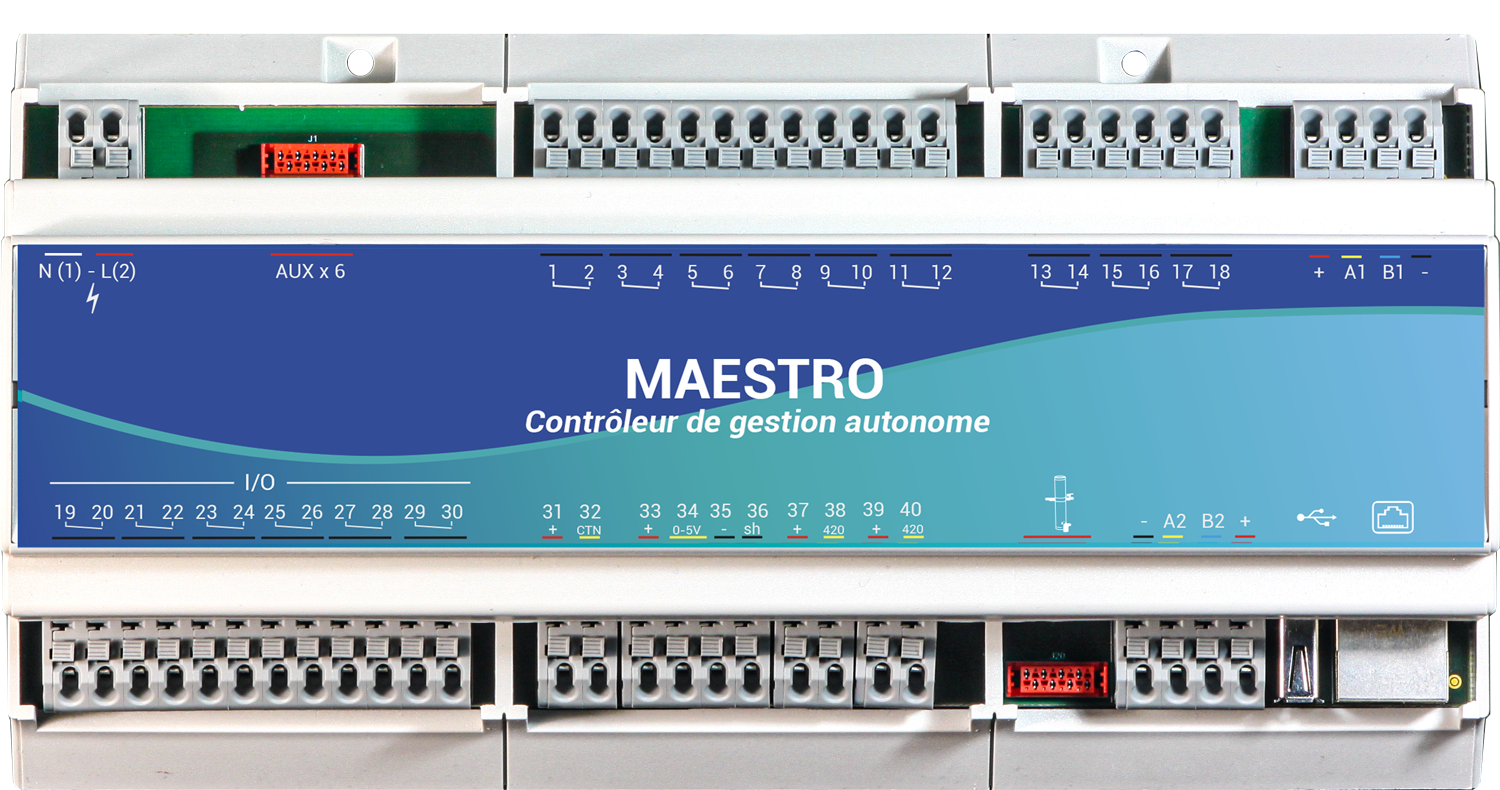 Maestro, contrôleur puissant pour gestion efficace de la filtration et du chauffage